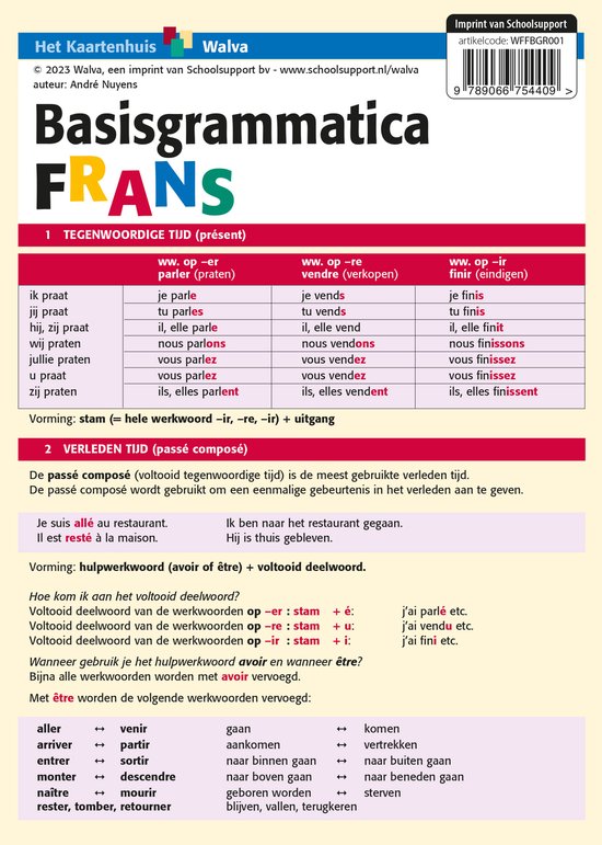 Basisgrammatica Frans - cover