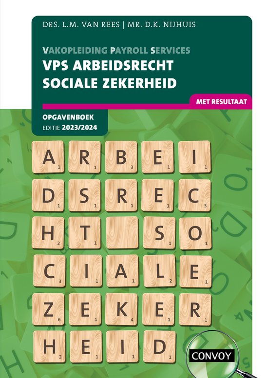 VPS Arbeidsrecht Sociale Zekerheid 2023/2024 Opgavenboek - cover