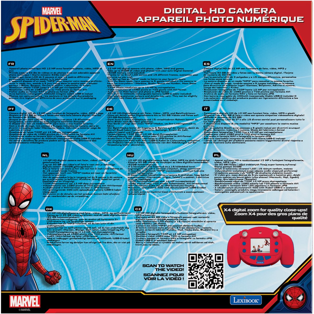 SpiderMan Starcam® Digitale HD camera met SD-kaart – foto 2
