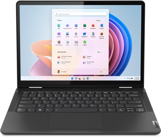 Lenovo 13w Yoga Gen 2 AMD Ryzen™ 5 7530U Hybride (2-in-1) 33,8 cm (13.3") Touchscreen WUXGA 8 GB DDR4-SDRAM 256 GB SSD Wi-Fi 6 (802.11ax) Windows 11 Pro Brits Engels Zwart - Lenovo - Hoofdafbeelding