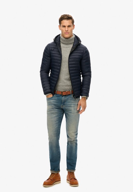 Superdry - Lite Fuji jas met capuchon - Heren - Gewatteerde jassen