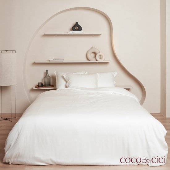 Todocama Kussensloop, extra zacht, hypoallergeen, set van 2, 80 x 40 cm, beige