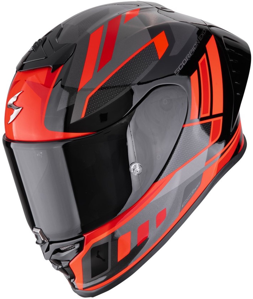 Scorpion Exo-R1 Evo II Air Vital Zwart Zilver Red - Maat M -