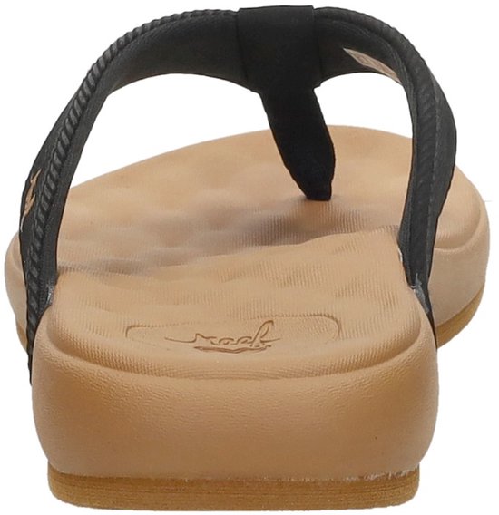 Slippers Reef CUSHION HARMONY BLACK /TAN pour femme - noir/tan