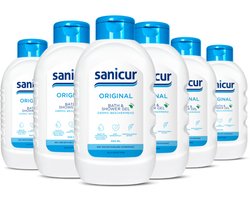 Sanicur - Bath & Showergel Original - 6 x 300 ml - Voordeelverpakking