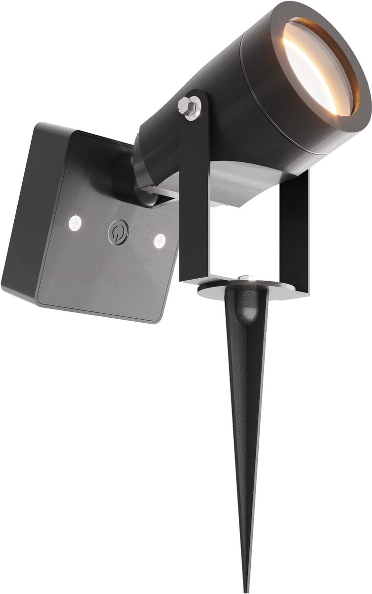 Ledvion - LED Solar Prikspots, Zwart, IP44, 3000K