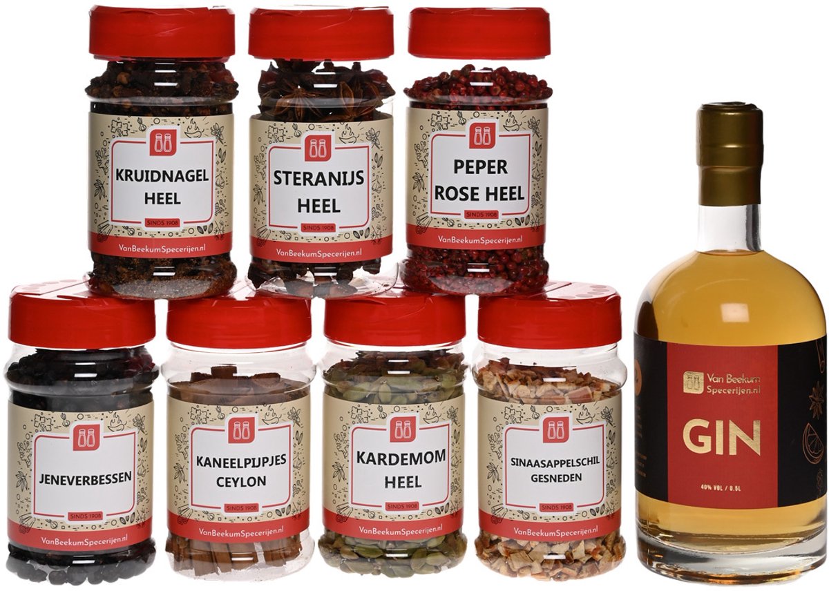 Goedkoopste Van Beekum Specerijen - Gin Gin Kruidenpakket - 1 Stuk