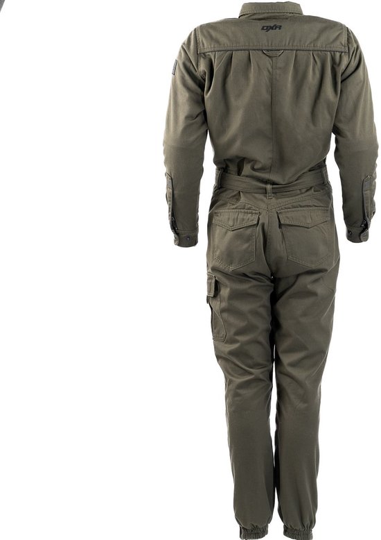 Combinaison textile moteur TRENDA femme 40 Kaki par MOTOBLOUZ
