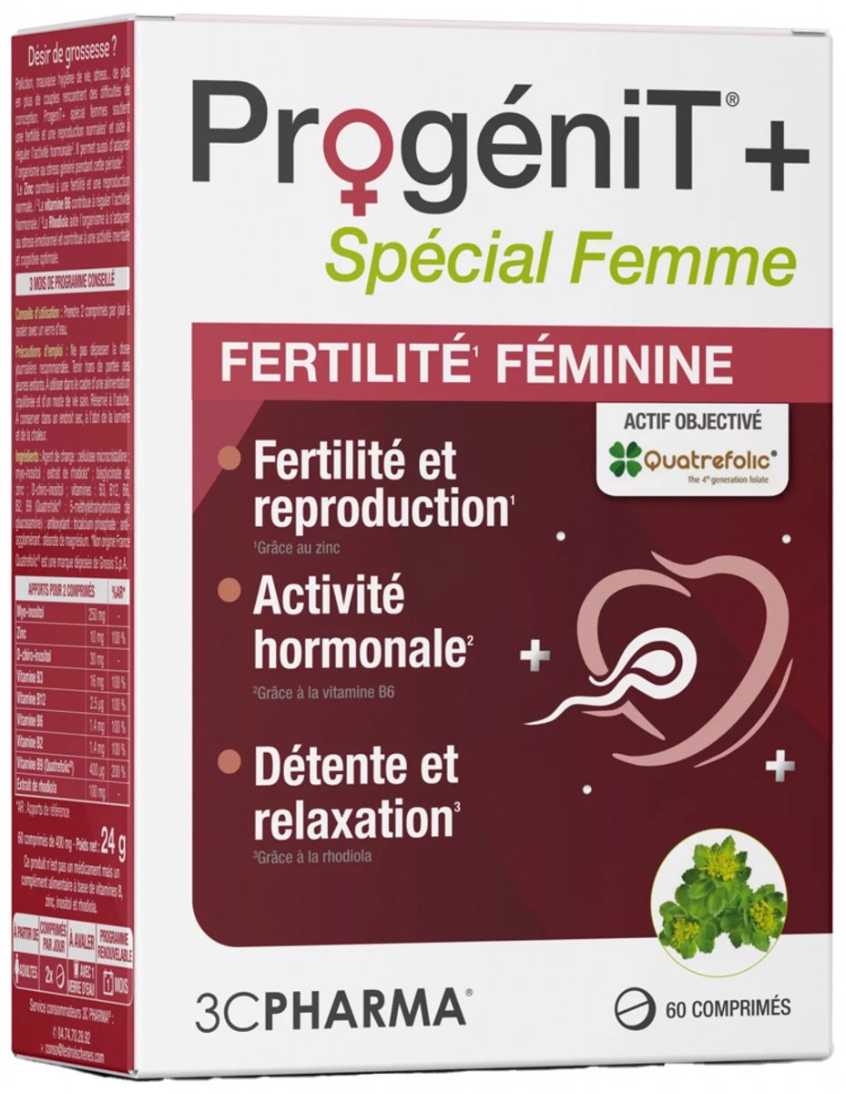 3C Pharma ProgéniT+ Spécial Femme 60 Tabletten