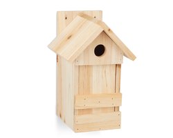 nestkast hout - pimpelmees - hangend - onbehandeld - opening Ø 2,8 cm