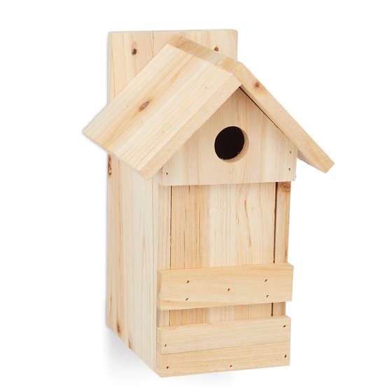 nestkast hout - pimpelmees - hangend - onbehandeld - opening Ø 2,8 cm