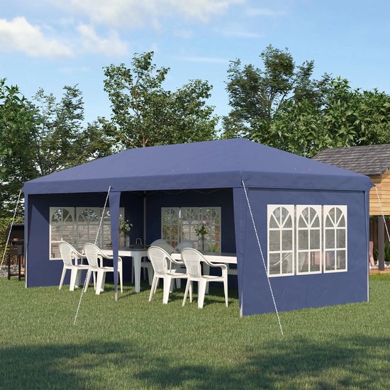 Grizzly Outdoor Easy Up tent 3x6 m Blauw