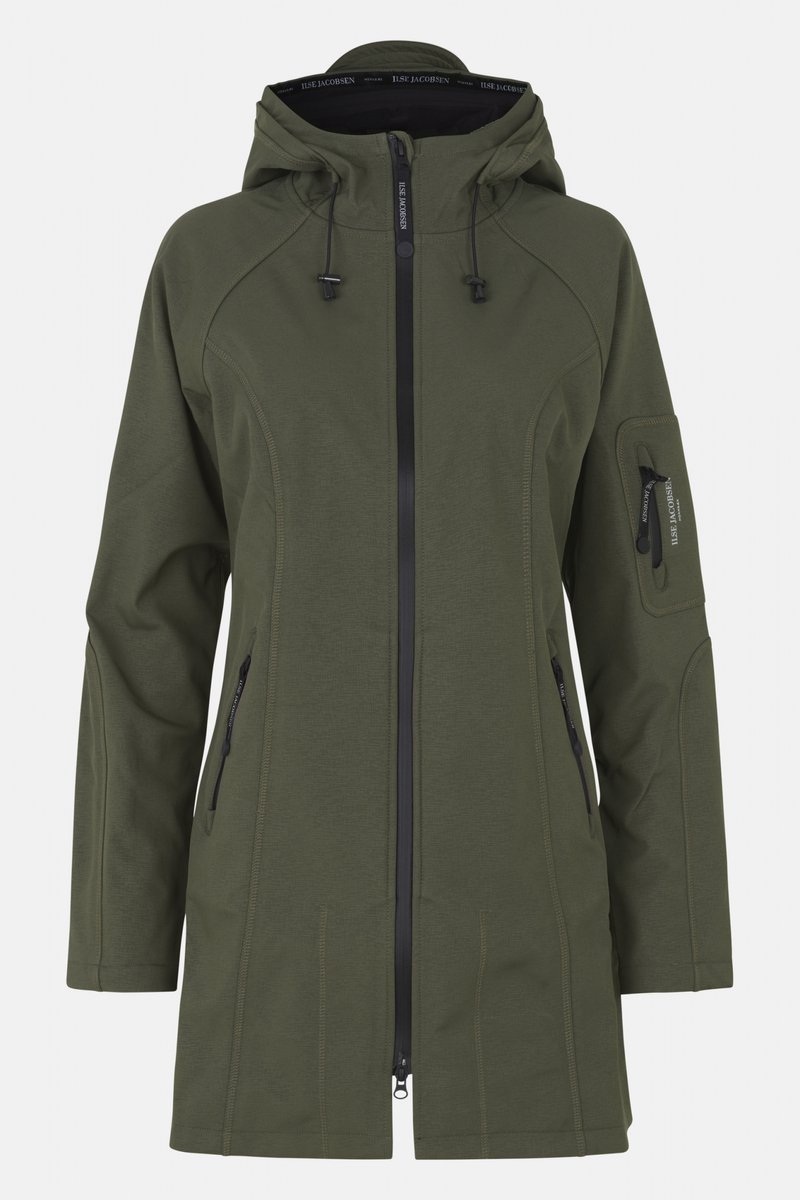 Softshell regenjas RAIN37 410 Army