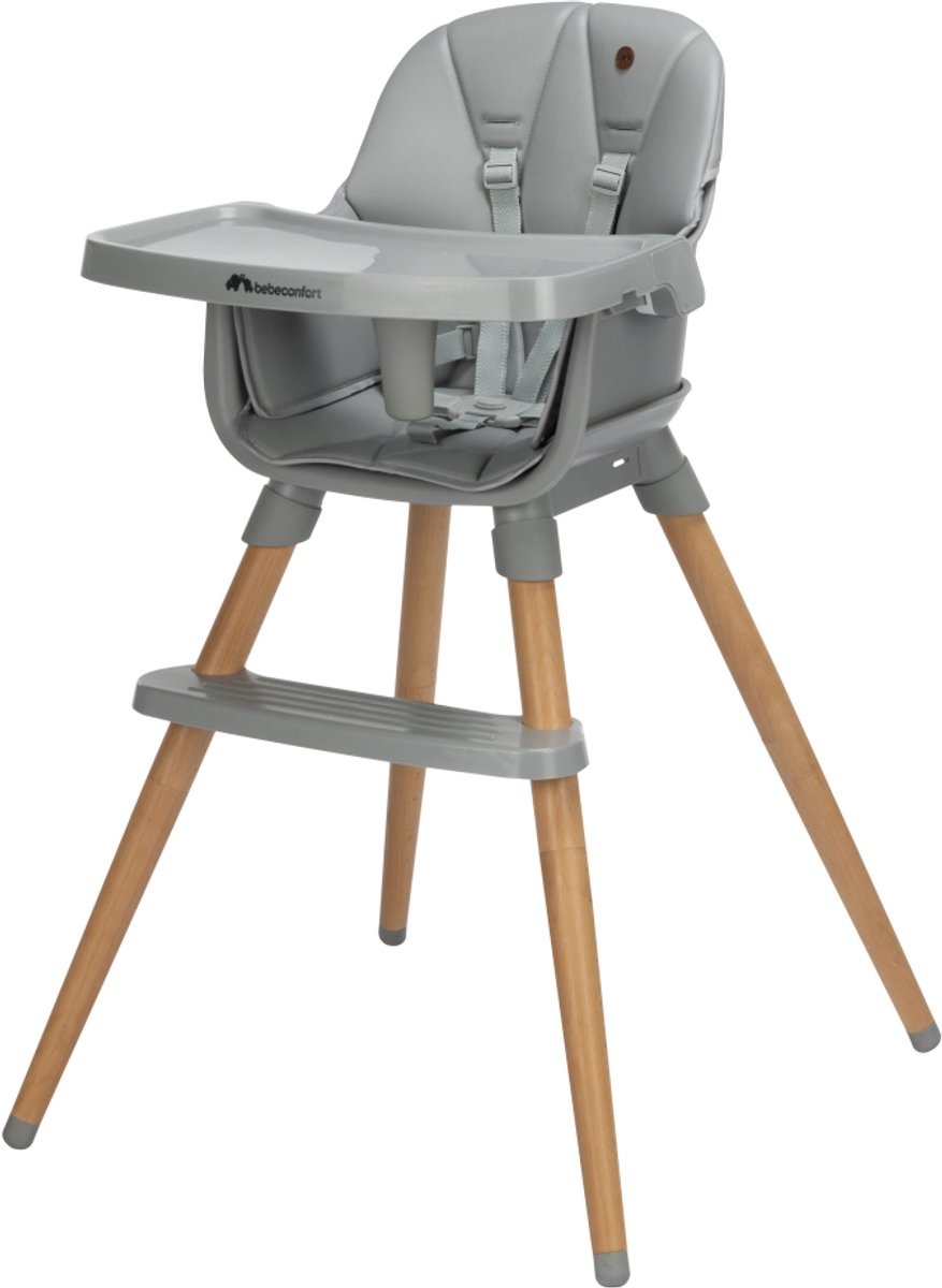 Bebeconfort Avista 2-in-1-kinderstoel, kinderstoel vanaf 6 maanden, om te vormen kinderstoel, vanaf 6 maanden tot circa 6 jaar, tot 30 kg, Tinted Gray
