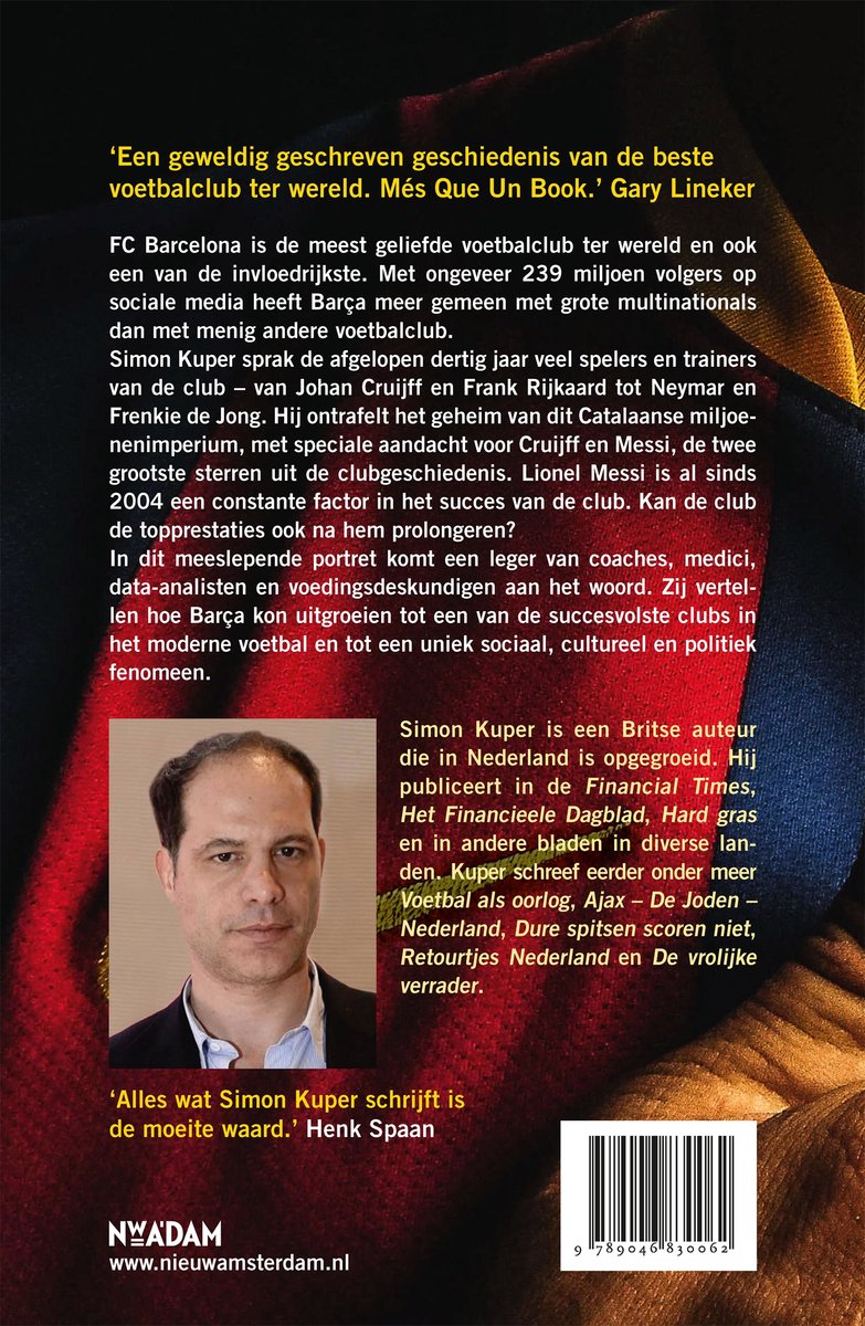 FC Barcelona - Het imperium - back cover