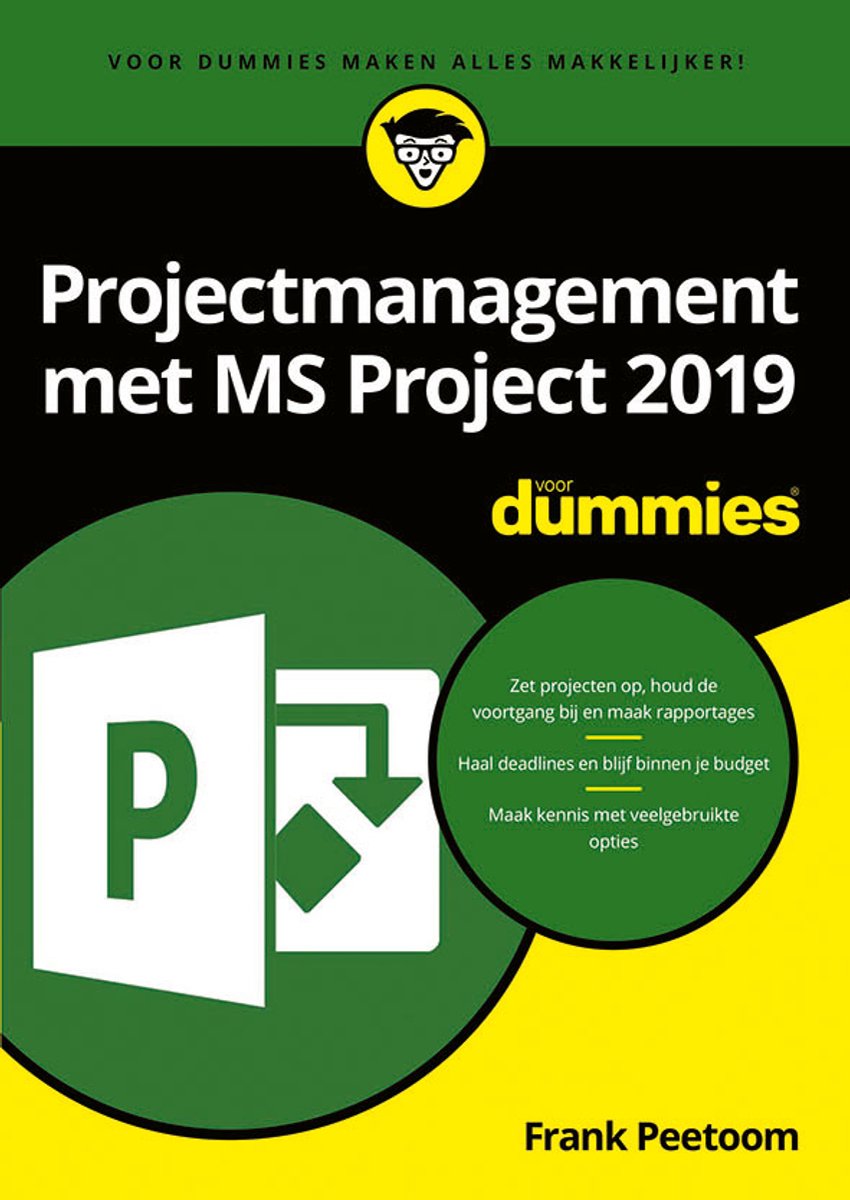 Omslag van Projectmanagement met MS Project 2019 voor Dummies
