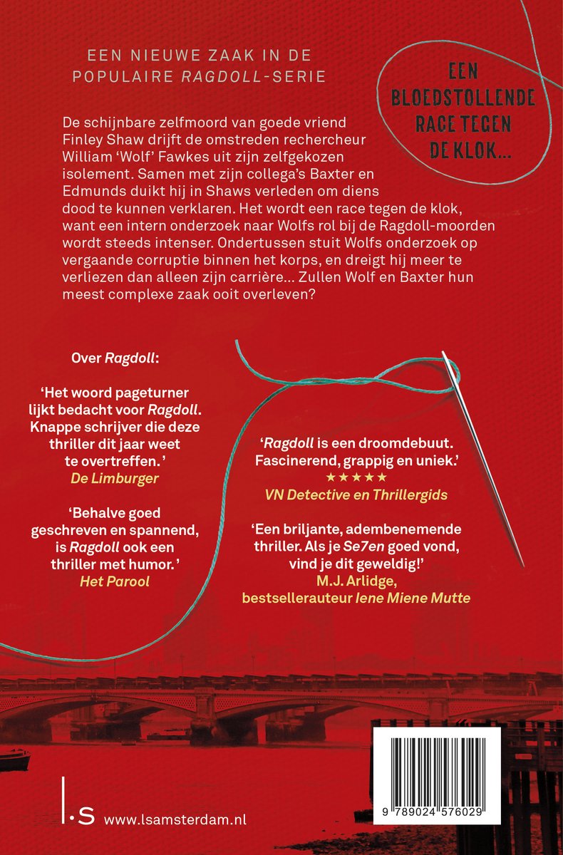 Ragdoll 3 - De Wolven - back cover