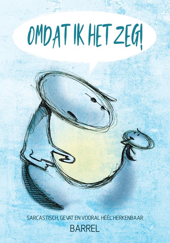 OMDAT IK HET ZEG! - cover