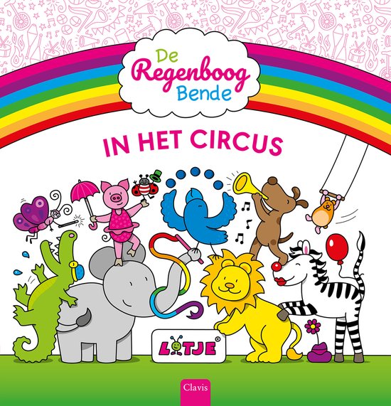 De Regenboogbende in het circus - cover