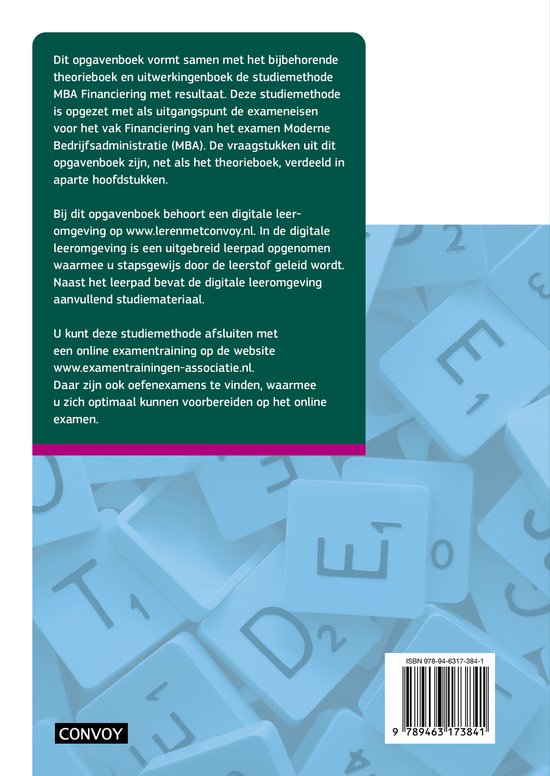 Boekomslag met tekst over de studie en ISBN.