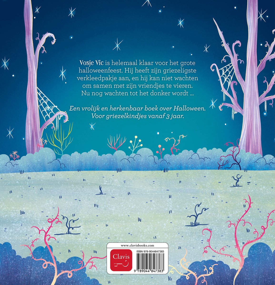 Vosje Vic en vriendjes - Klaar voor Halloween - back cover