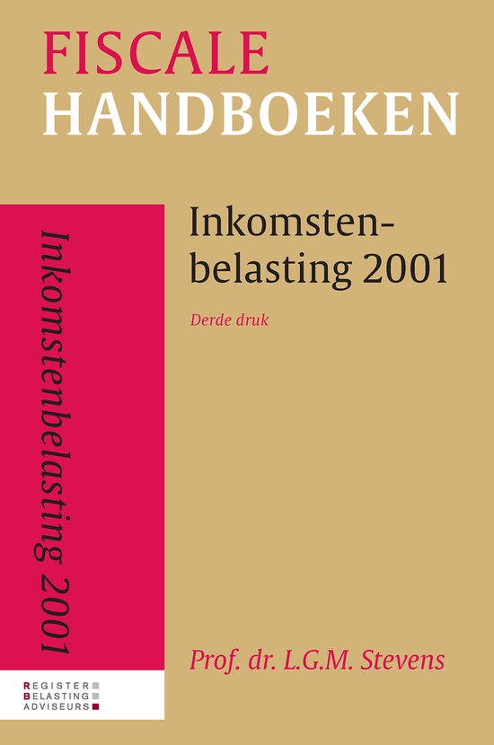Inkomstenbelasting 2001 - cover