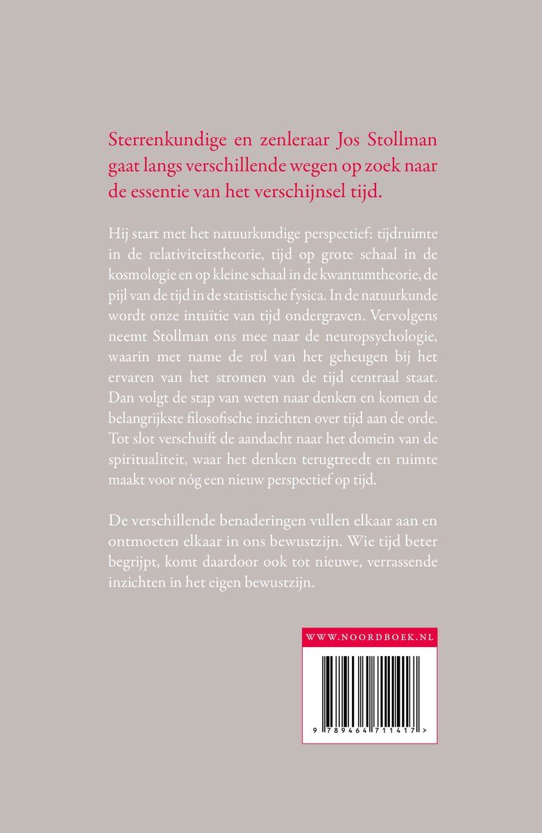 Waarom de tijd (niet) stroomt - back cover