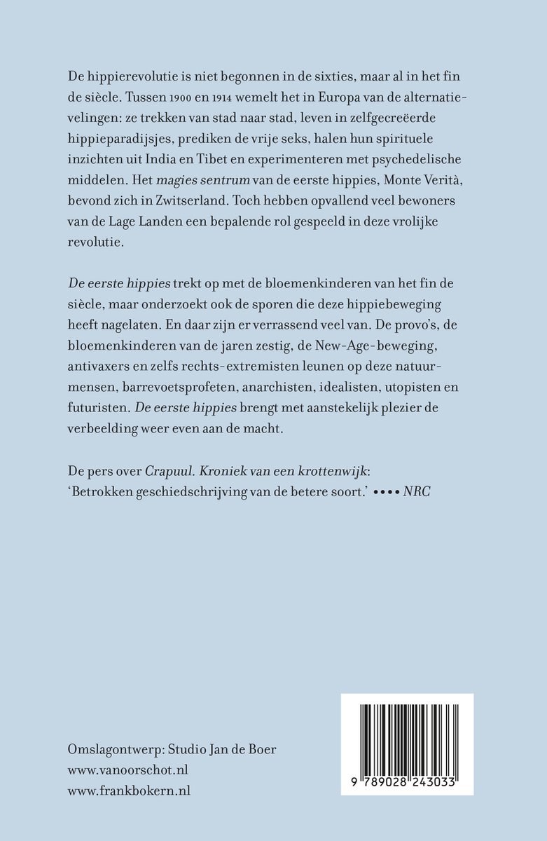 De eerste hippies - back cover