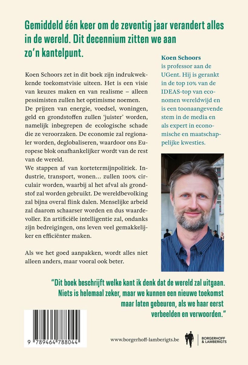 Alles wordt anders - back cover