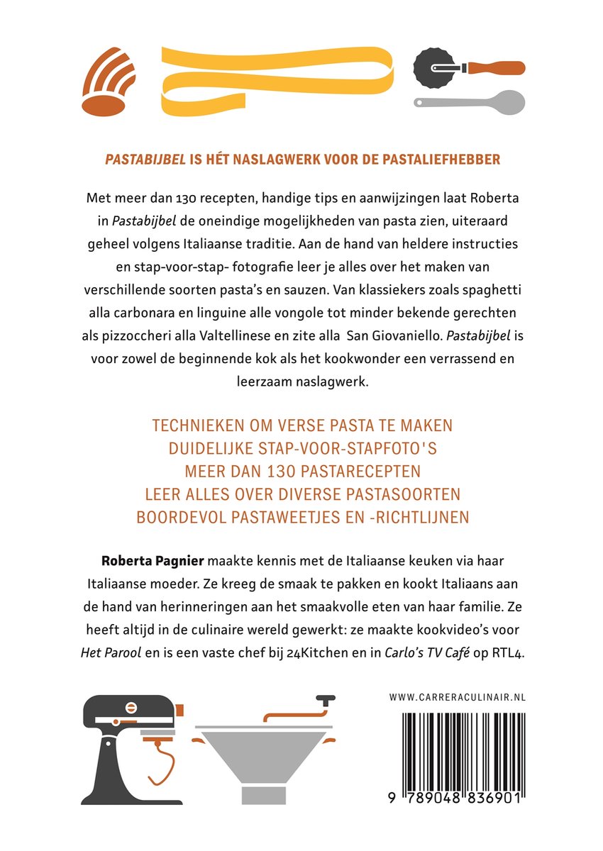 Pastabijbel - back cover