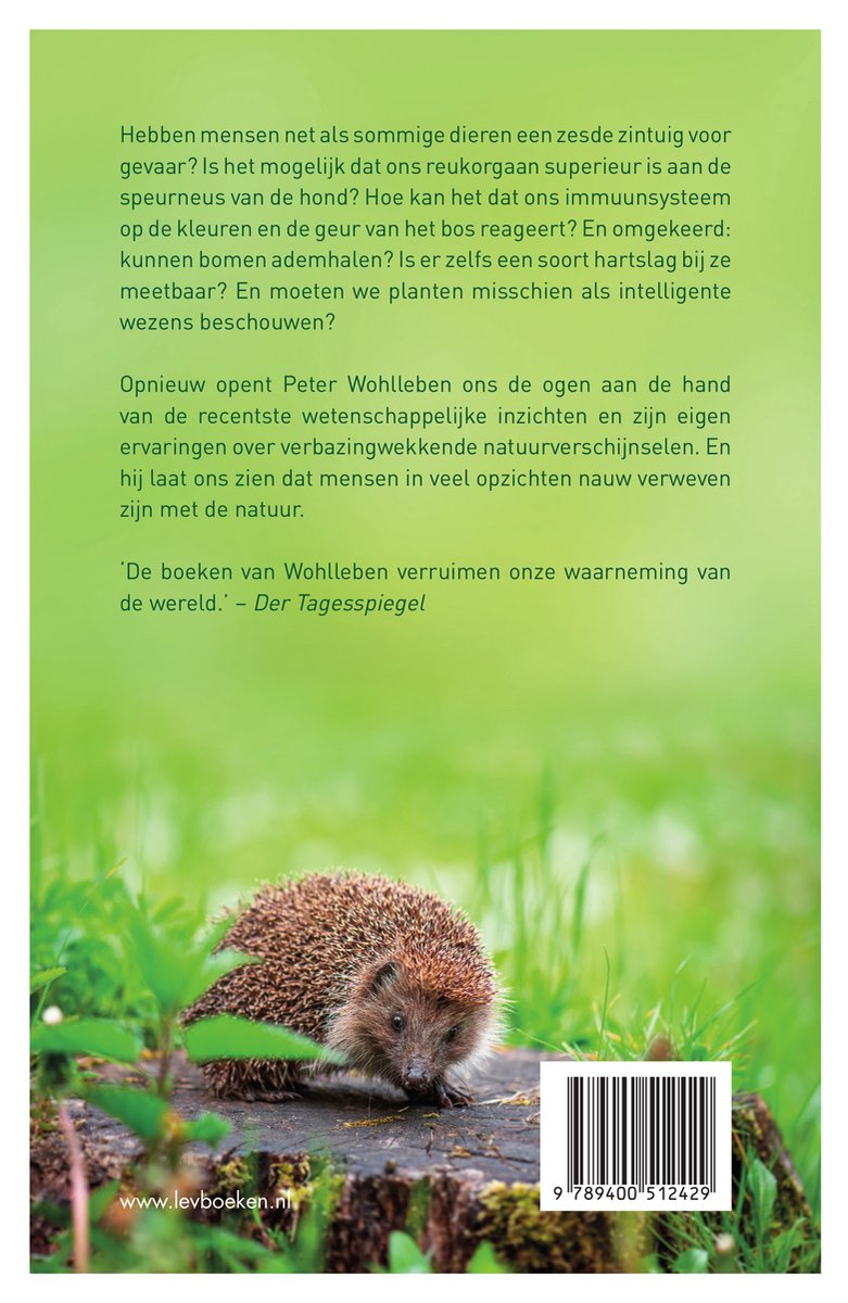 De geheime band tussen mens en natuur - back cover