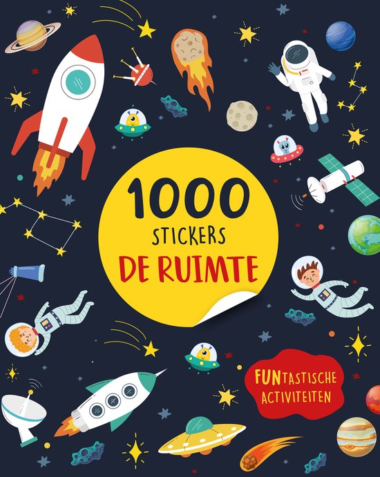 De ruimte - 1000 stickers - cover