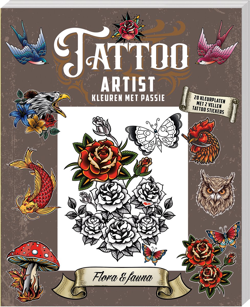 Tattoo Artist Kleurboek