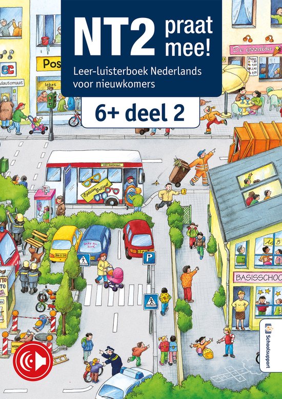 NT2, praat mee! - Leer-luisterboek 6+, deel 2 - cover