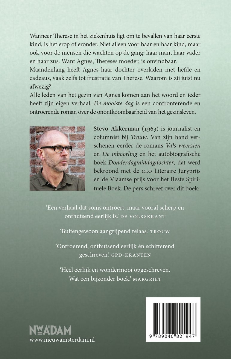 De mooiste dag - back cover