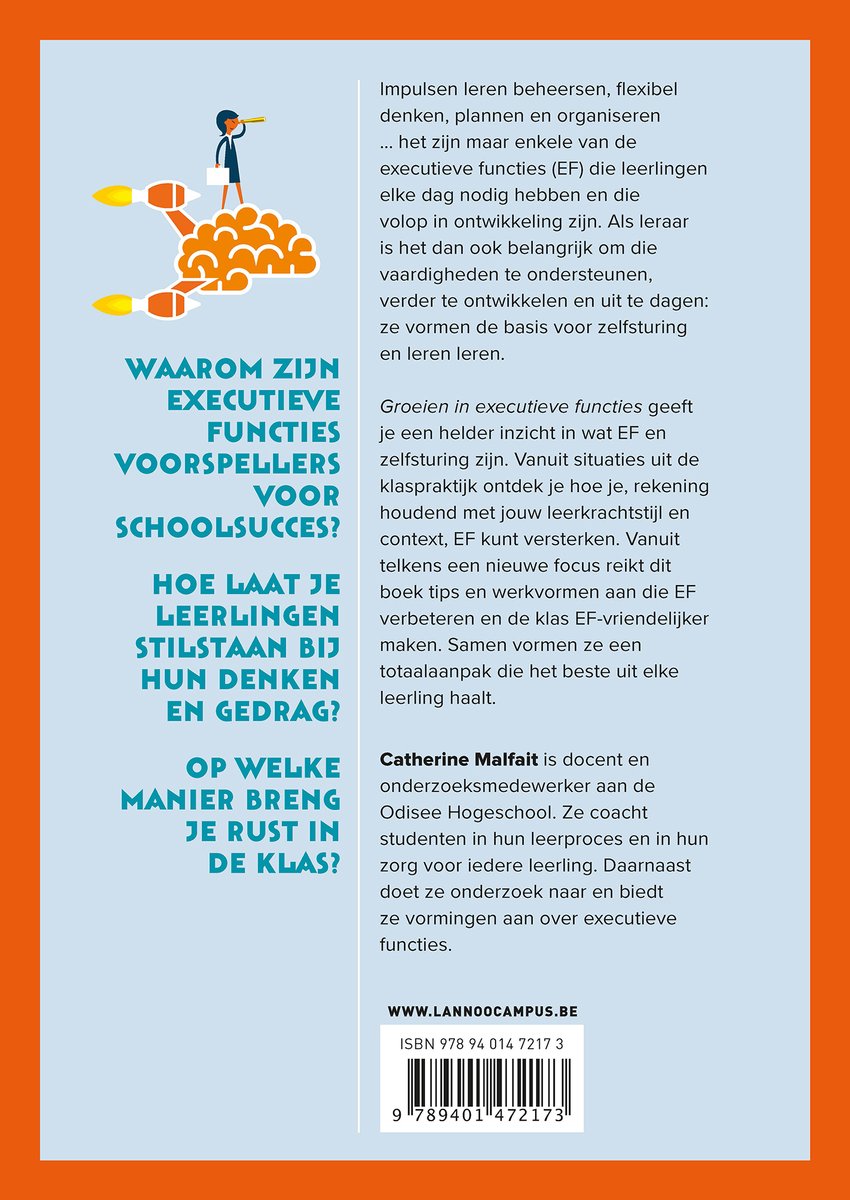 Groeien in executieve functies. Hoe? Zo! - back cover