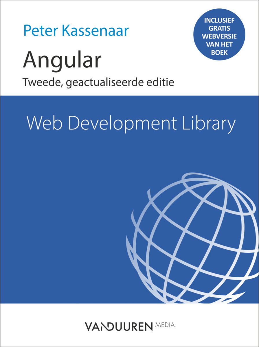 Omslag van web development library - Angular