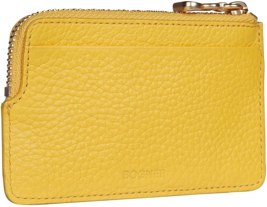 Bogner Cuir Étui pour carte de crédit Andermatt Elli Purse Yellow Jaune