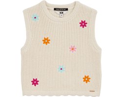 WE Fashion Meisjes gebreide top met embroidery