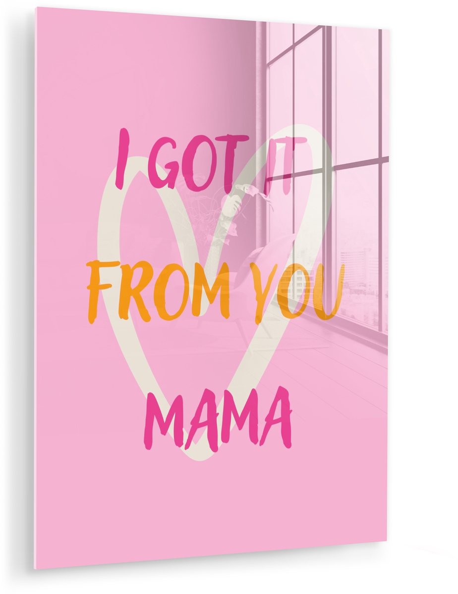 Mama - Quote - Hart - Roze