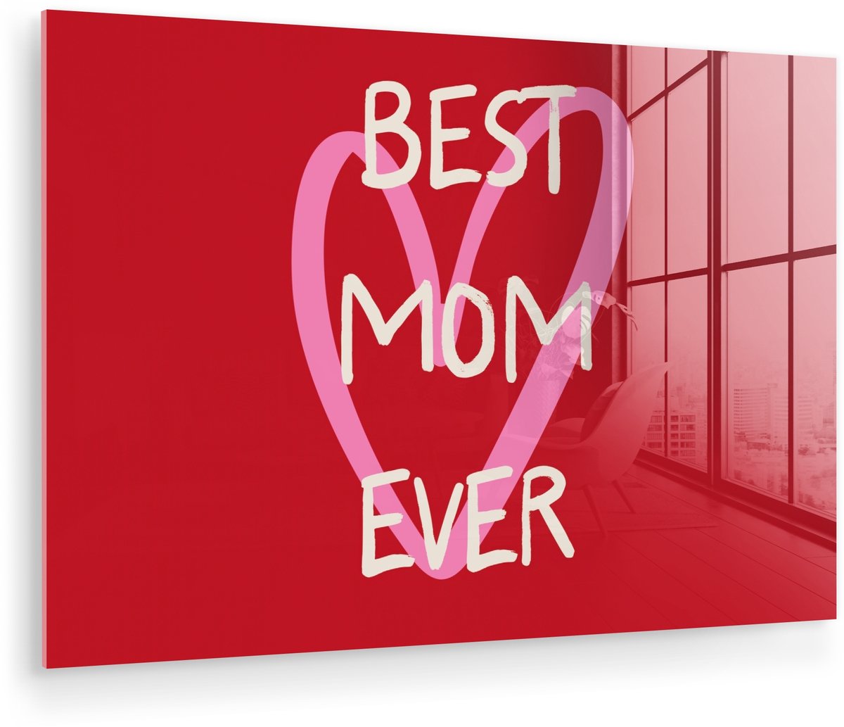 Moeder - Quote - Hartje - Rood