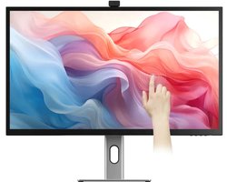 Alogic Clarity 32 UHD 4K Monitor with 65W PD, Webcam and Touch Screen - Grijs