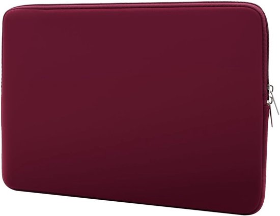 Housse de protection rembourrée pour ordinateur portable 16 pouces Famanu, compatible avec MacBook Pro 16 pouces (modèles A2141 et A2485) (rouge)