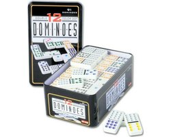 Domino spel Dubbel 12 - 91 stenen - Domino spelregels