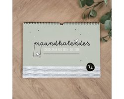 foto van Maandkalender schooljaar 2025-2026 | A3 formaat XL (42x30cm) | Thuismusje