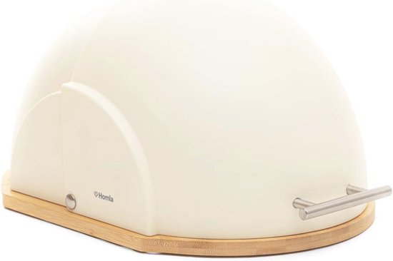 HOMLA Darvin Bread Bin Metal Lid Bread Bin for Fresh Containers 37 x 26 HOMLA Darvin Bread Bin Metal Lid Bread Bin for Fresh Containers 37 x 26