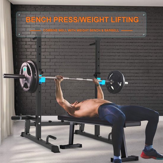 Verstelbaar Squat Rack voor Thuis | Multifunctioneel Fitnessapparaat ...