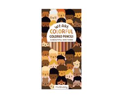 We Are Colorful Skin Tone Colored Pencils