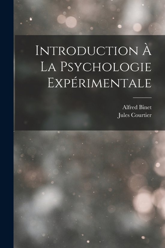 Introduction À La Psychologie Expérimentale - cover