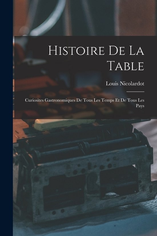 Histoire De La Table - cover